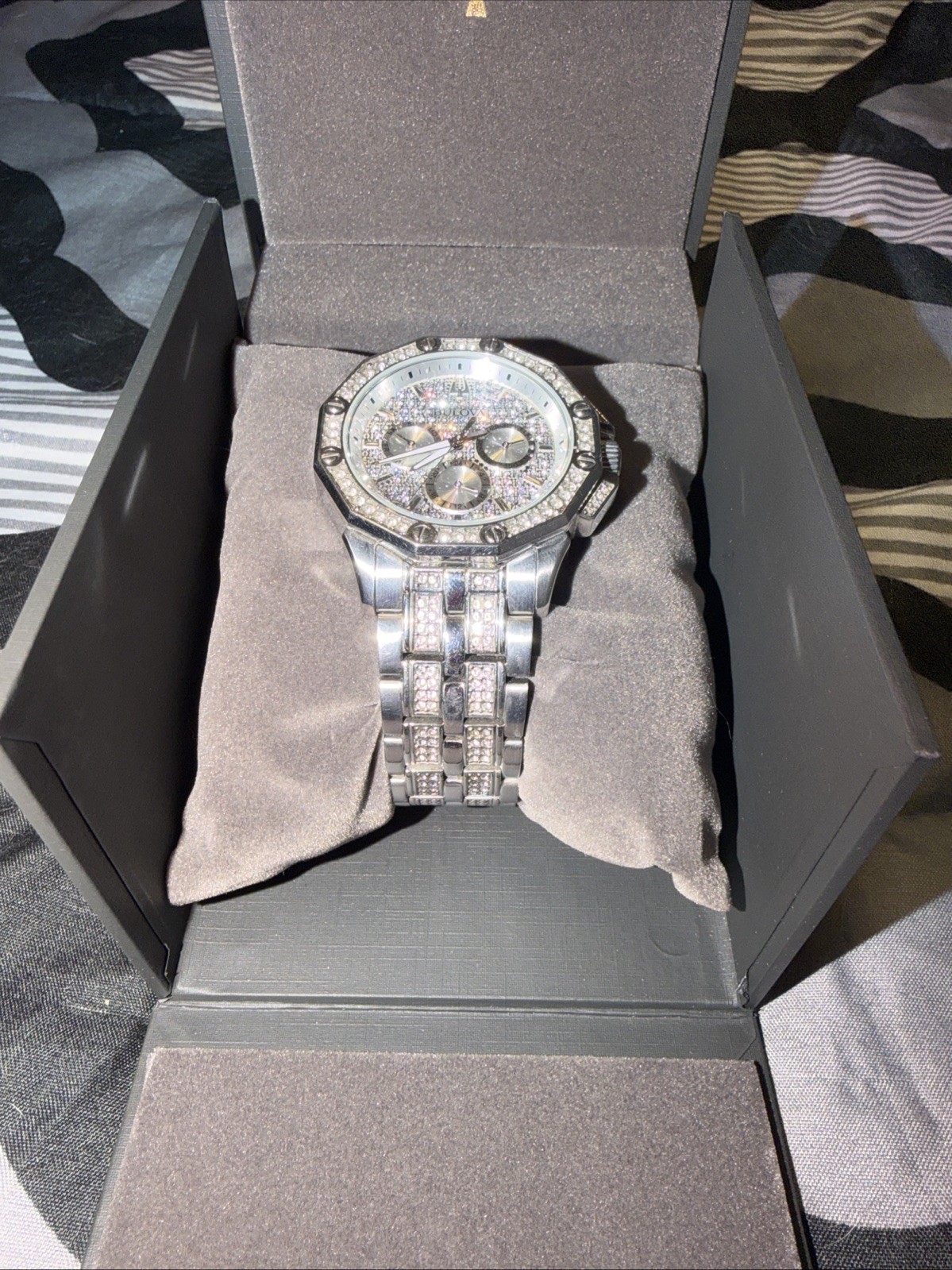 Bulova Men’s Silver Stainless Steel