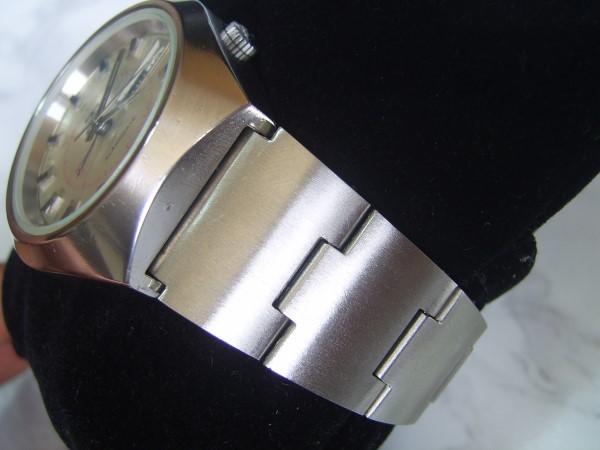 VINTAGE 70’S TECHNOS ALARMDATE AUTOMATIC CAL AS 5008 ORIGINAL BRACELET *6888