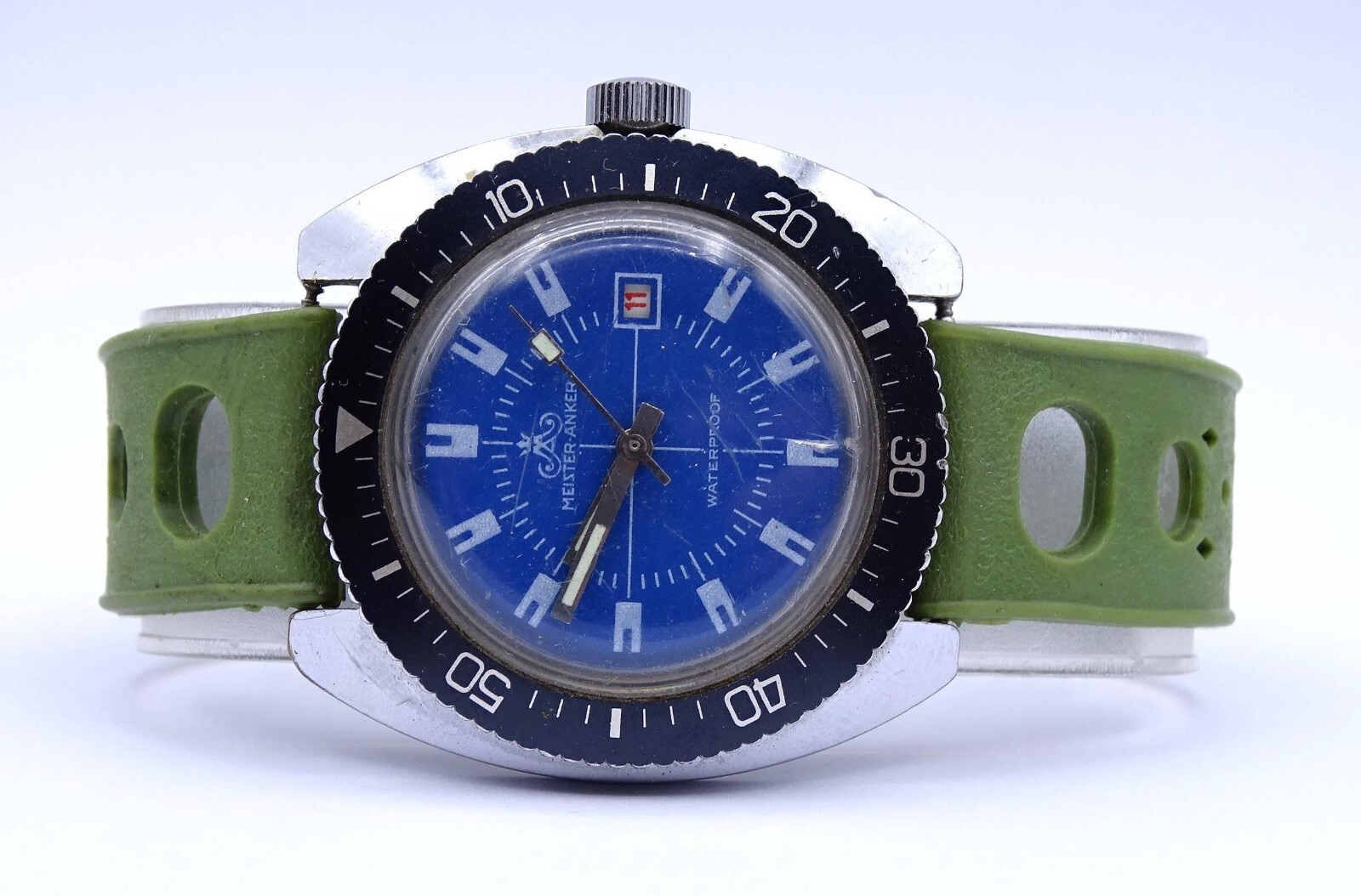 VINTAGE MEISTER ANKER DIVER GERMAN MADE MECHANICAL WRISTWATCH