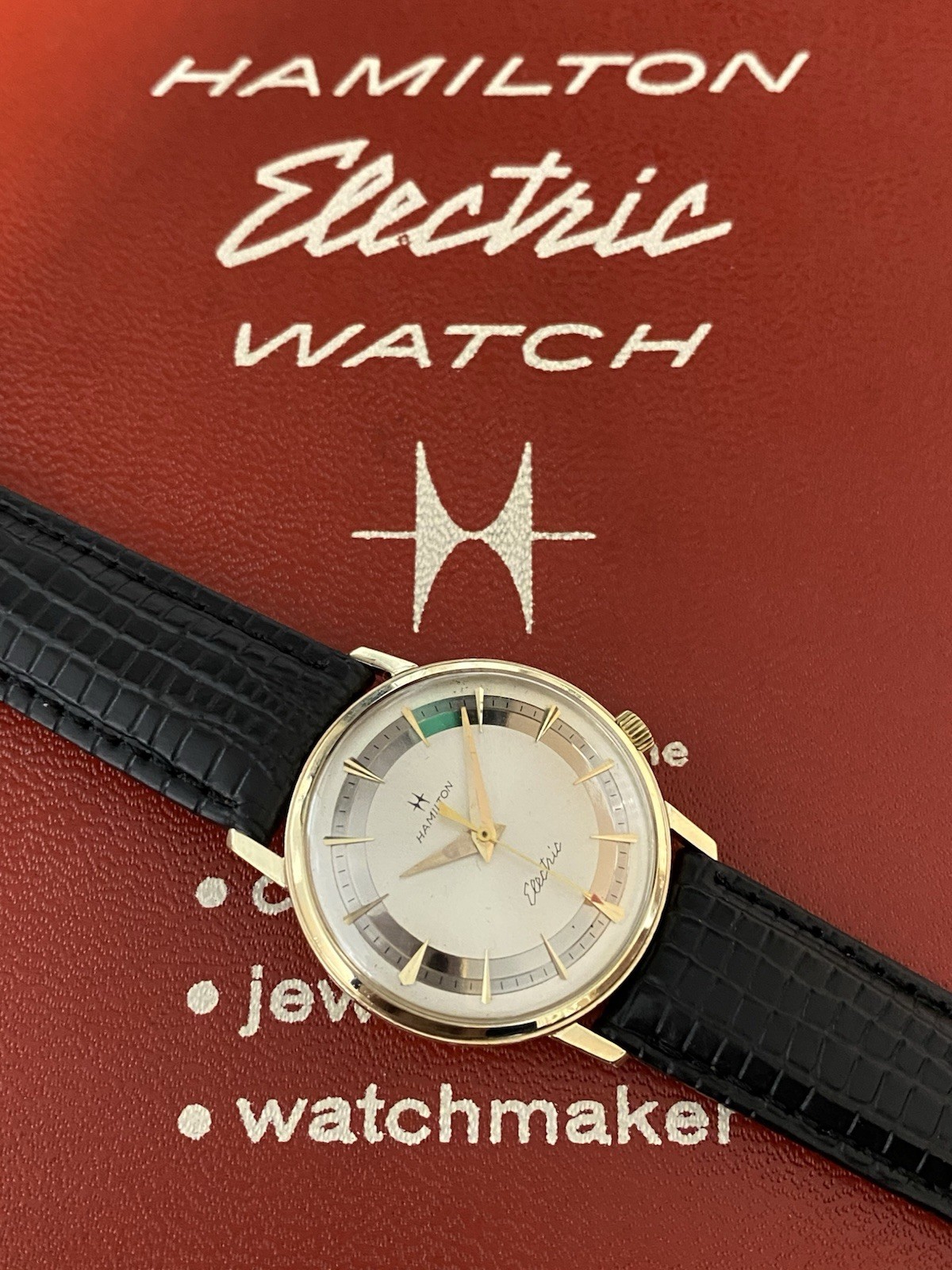 Hamilton Electric Watch NAUTILUS 601-Refurbished 505 NEW CONTACT-1 YEAR WARRANTY
