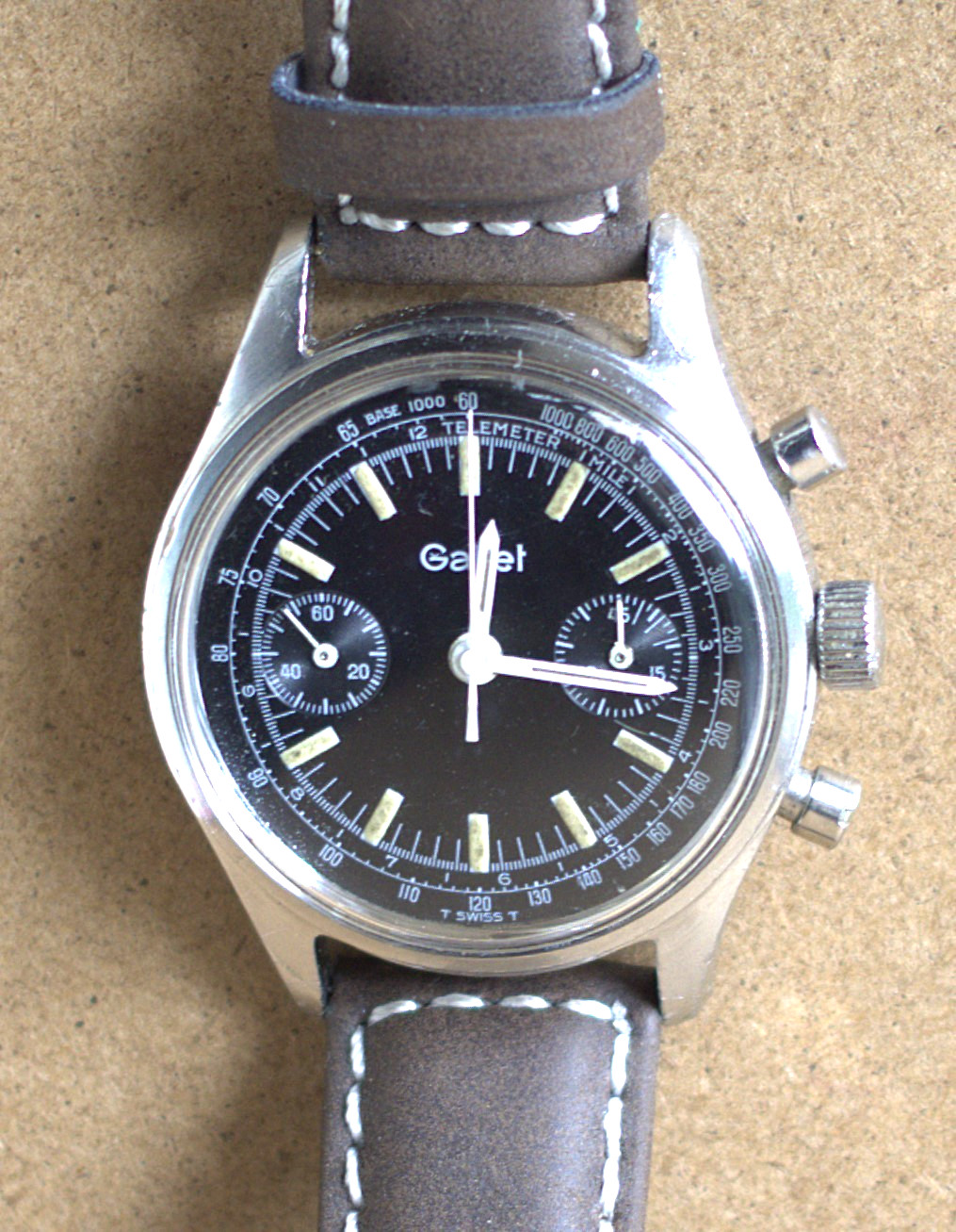 VINTAGE GALLET CRONOGRAPH WRISTWATCH