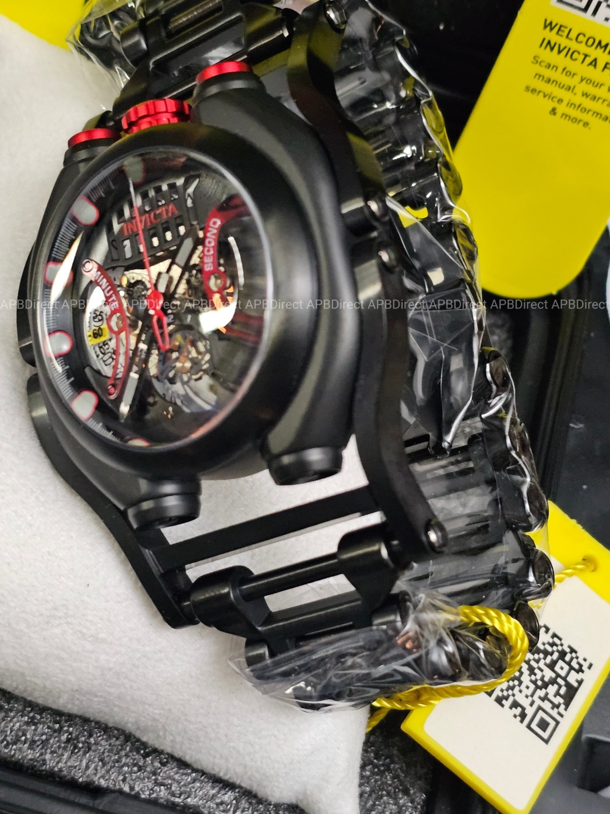 Invicta 🌊 SEA HUNTER – Hinged Case Spinning Dials – Chronograph mens watch