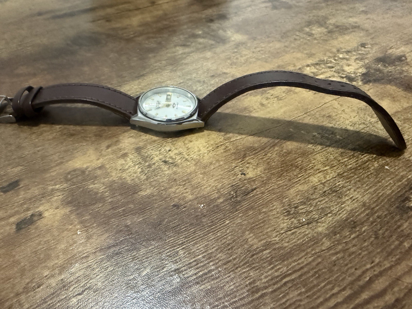 Vintage Citizen Eagle 7 Automatic Silver Stainless Steel & Gold Watch GN-4W-S
