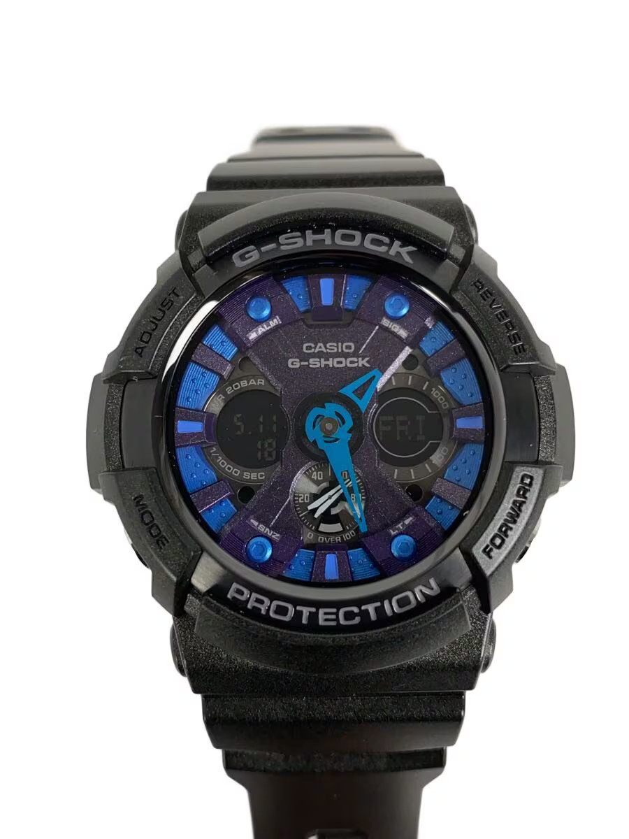 CASIO Quartz Watch G SHOCK Digital Analog Black Navy GA 200SH 2AJF