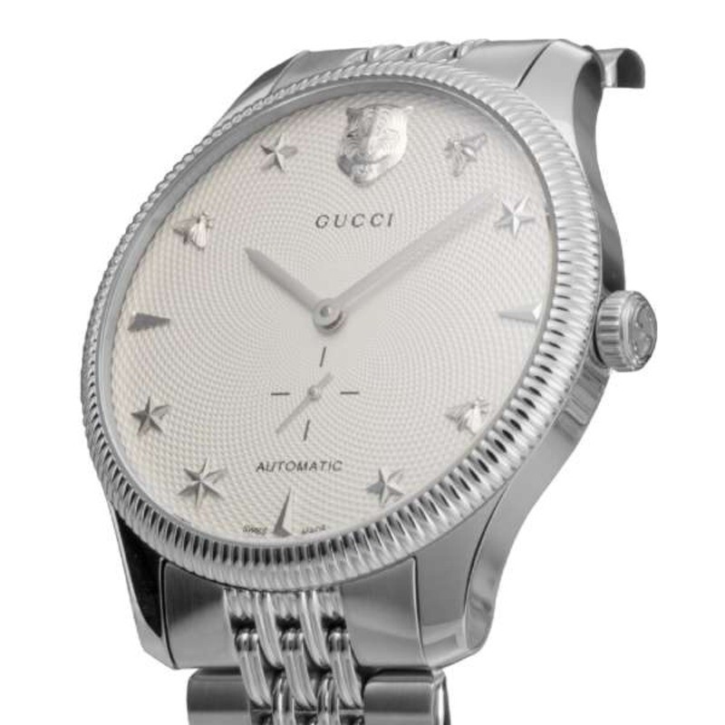 Gucci YA126354 G-Timeless Automatic Men’s Watch New + Box & Paper’s