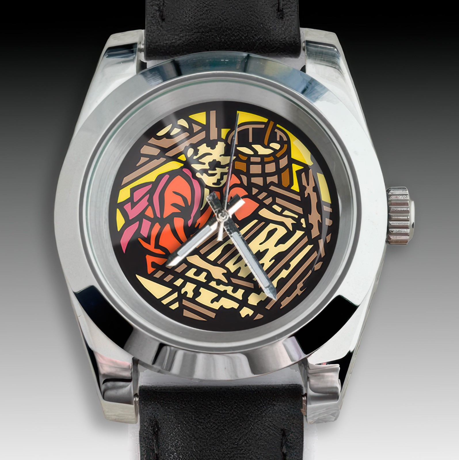 Handmade Watch – Japanese Washi Paper Art Dial, Traditional Craftsma