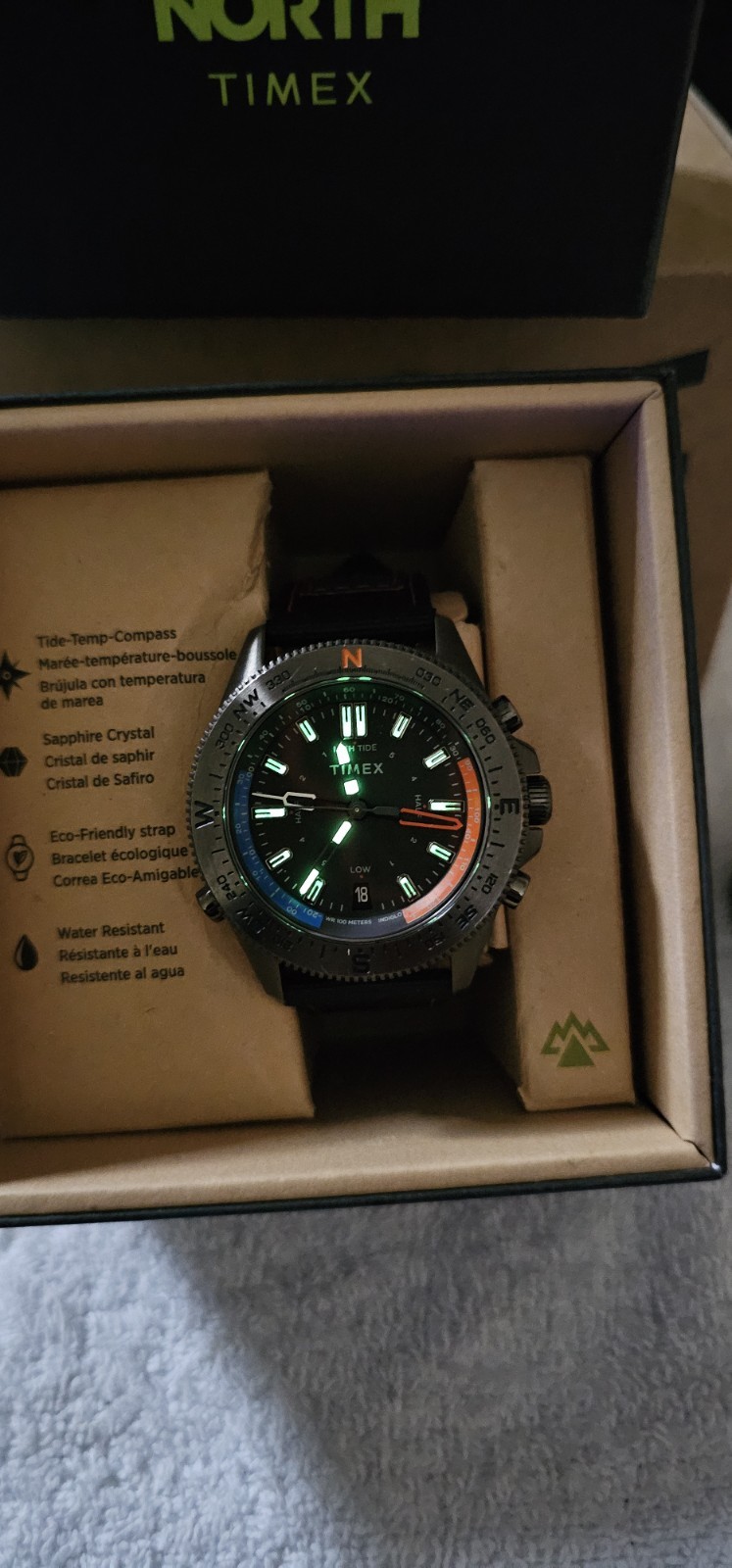 Timex Expedition North Tide Temp Compass TW2V03900