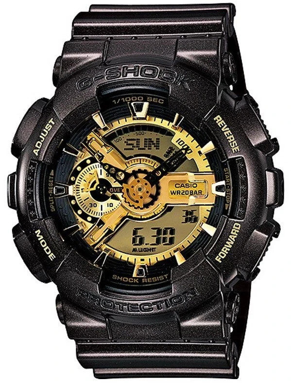 Casio G-Shock Big Case Brown Gold Men’s Watch GA-110BR-5A