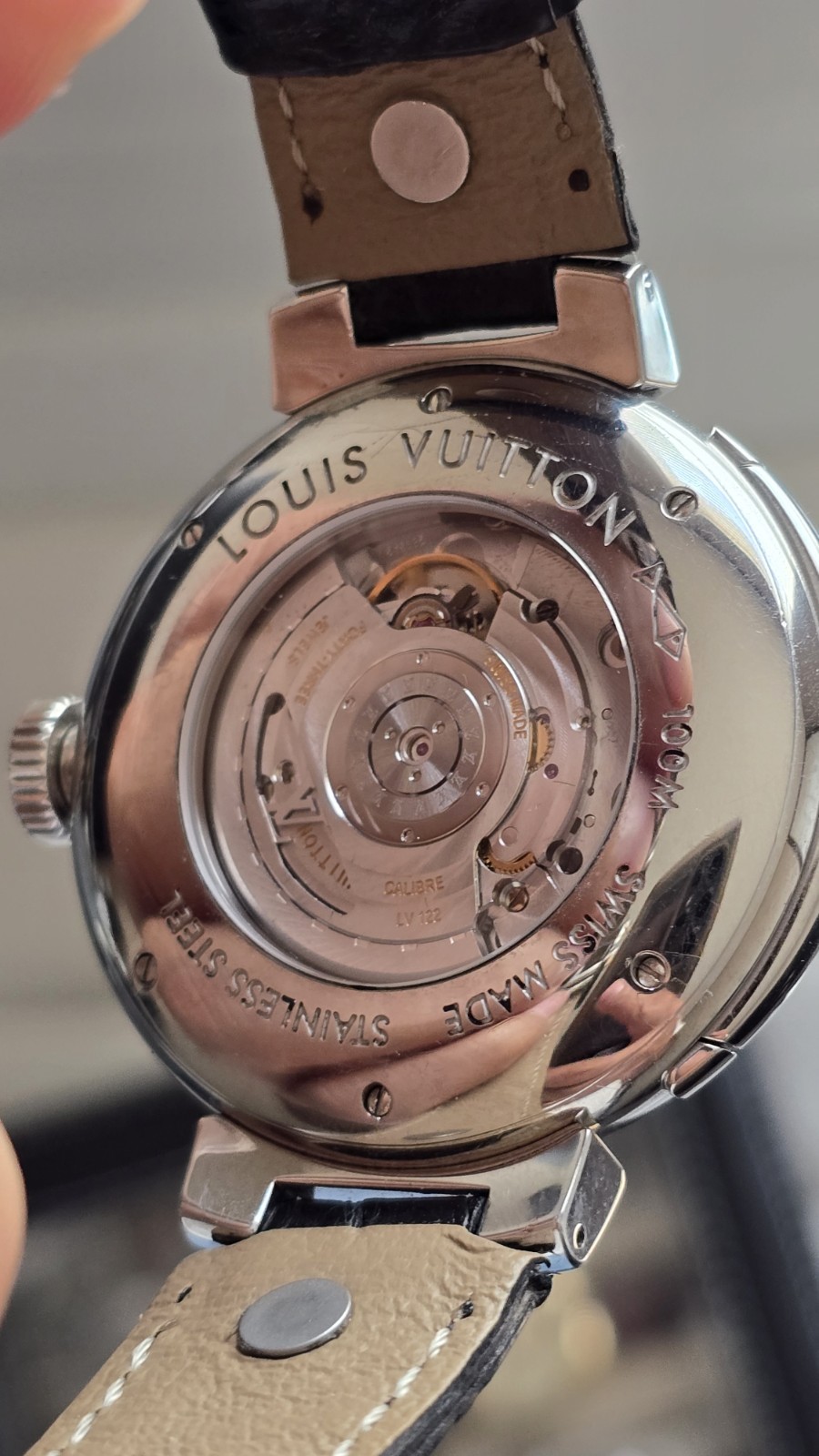 RARE LOUIS VUITTON ORIENTATION AUTOMATIC MENS WATCH..