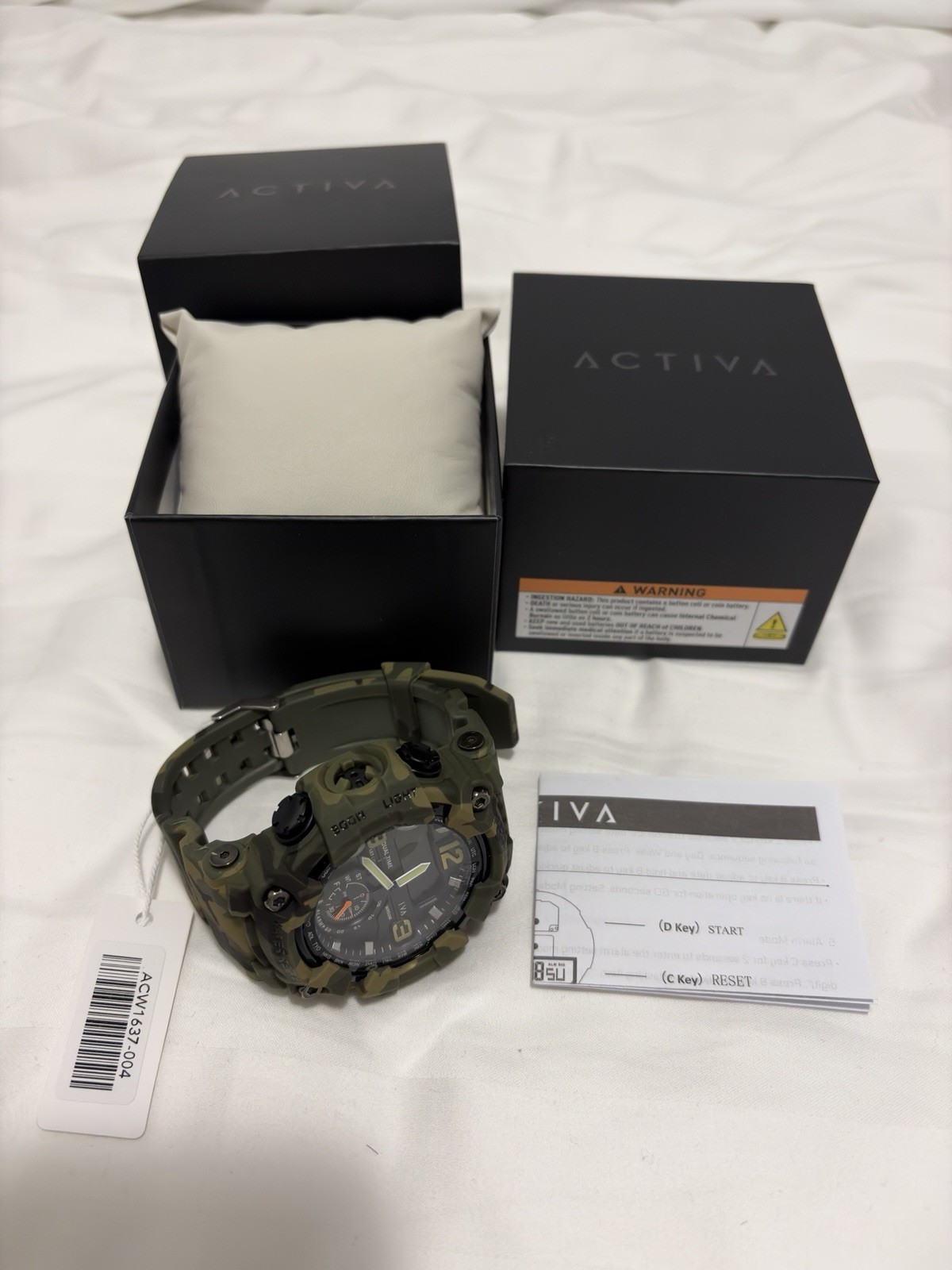 Activa X Invicta BlackOps Digital Men’s Watch – 56mm ACW1637-004 (NEW) Camo