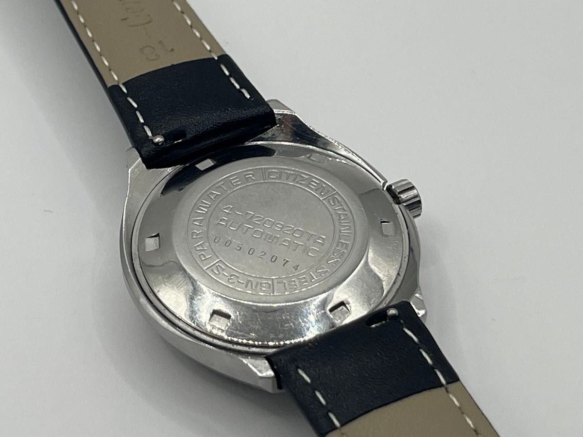 CITIZEN LEOPARD Vertical Oval Crystal Glass 36000 VPH 28 Jewels Automatic Watch