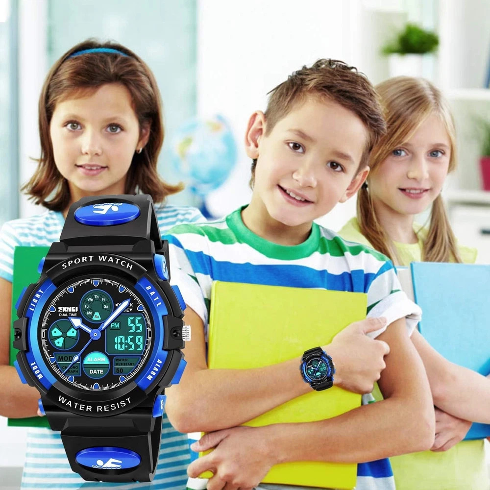 ATIMO Kids LED Waterproof Watch Multi Function Digital Sport Gift