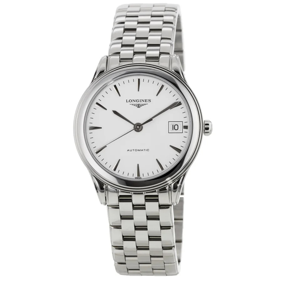 New Longines Flagship Automatic White Dial Unisex Watch L4.774.4.12.6