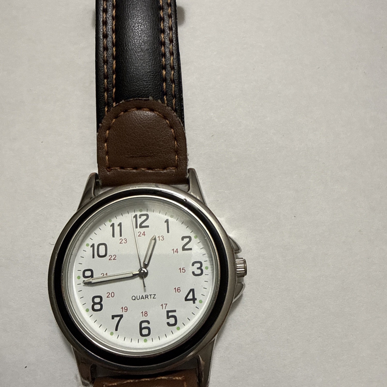 Accutime Watch Corp. 0424 WMM5001WM1 PC21J Japan Movt Stainless Steel Watch