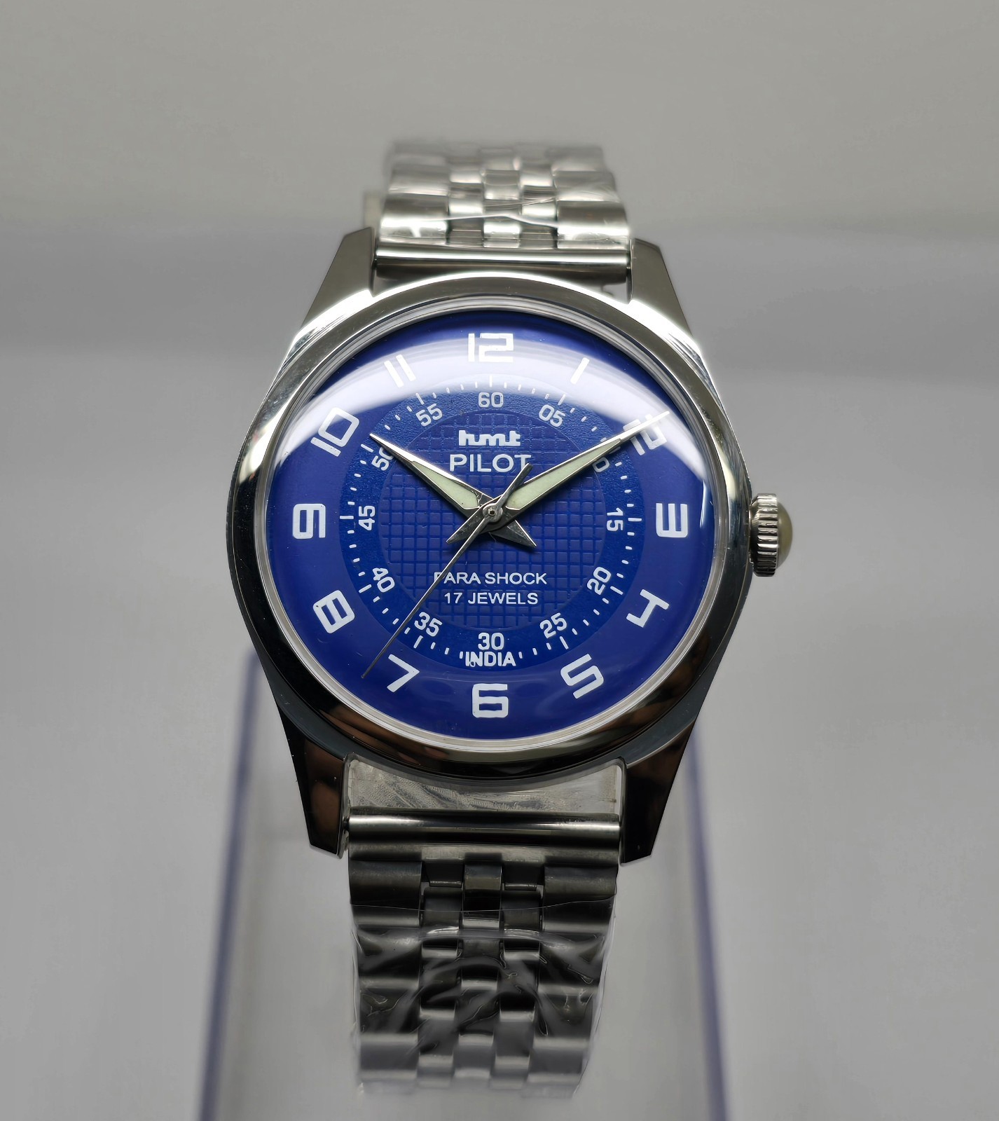 Refurbished Automatic Men’s Watch Day Date | Classic Vintage Style | Steel Strap
