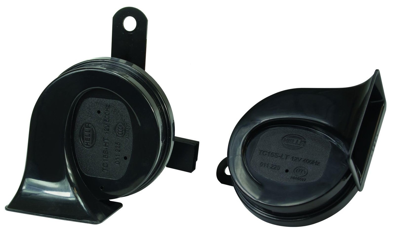 12V Black Trumpet Horn Kit for Toyota Vehicles HighPerformance Sound
