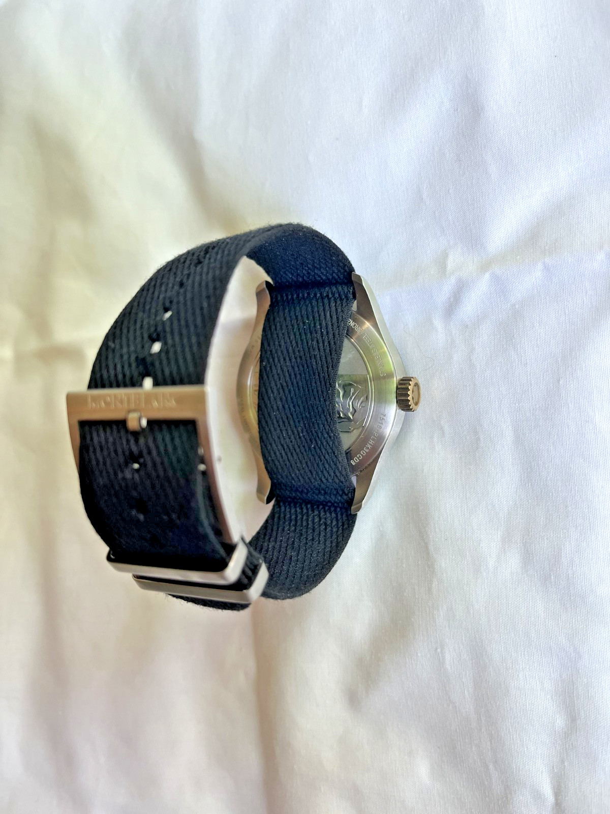 Montblanc 1858 Automatic single hand 24 hour watch, good condition, original box