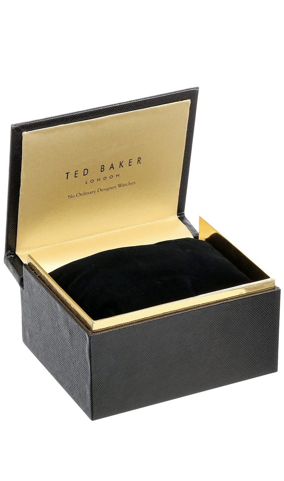 RARE Ted Baker Watch TE1093 Men’s Round Leather Strap Water Resistant 10009291
