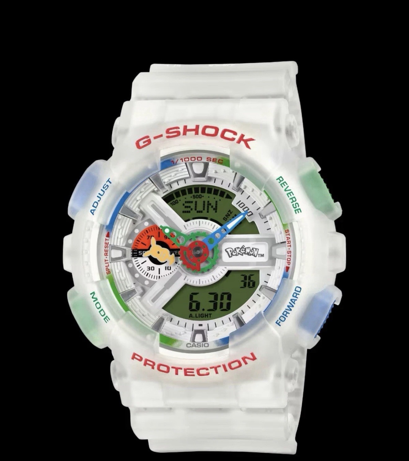 CASIO G-SHOCK x 30th anniversary Pokémon GA110PKM-7A Watch PREORDER 7/15
