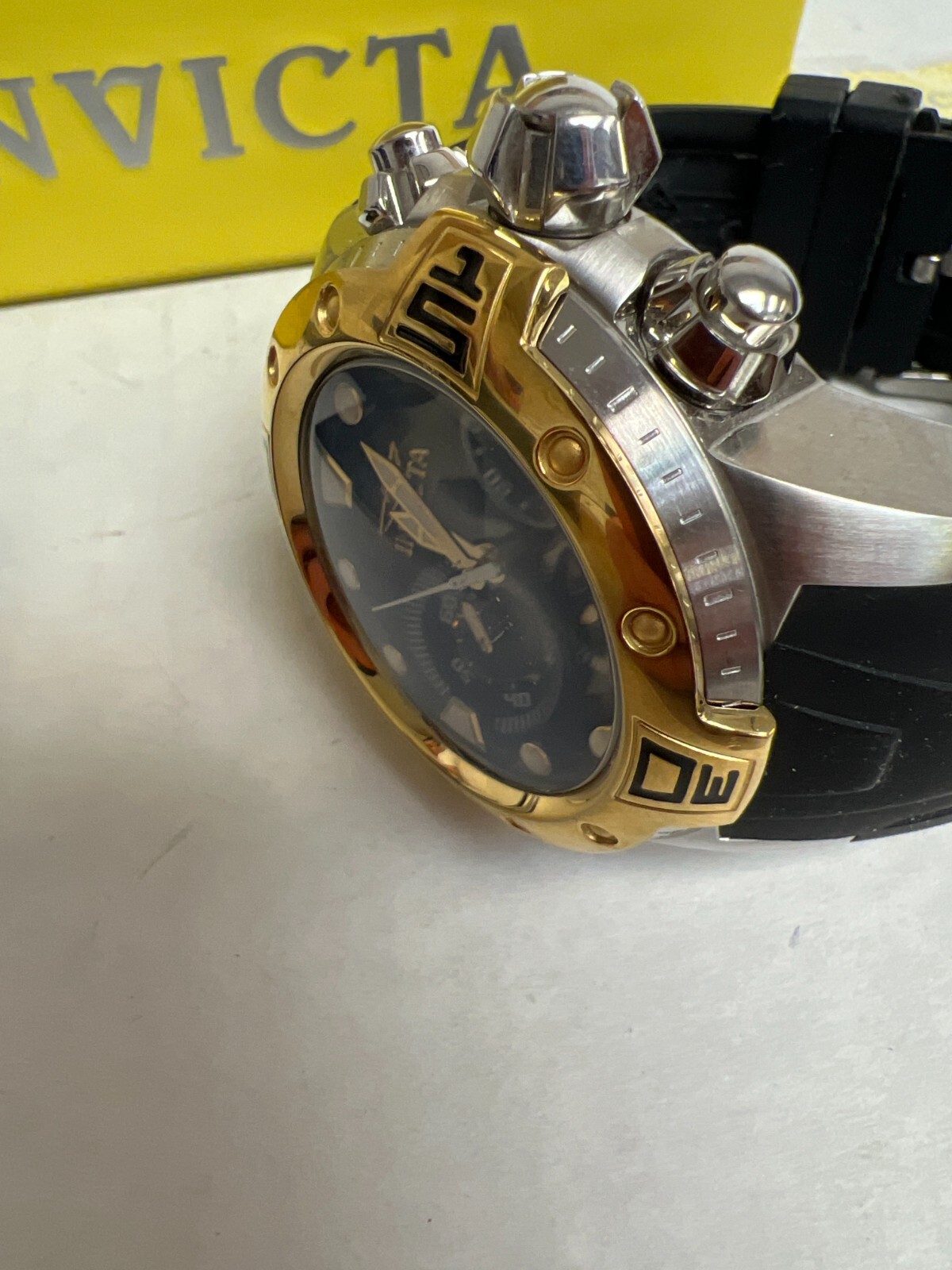 INVICTA Excursion Model 14087 Silicone Chronograph Watch 55mm