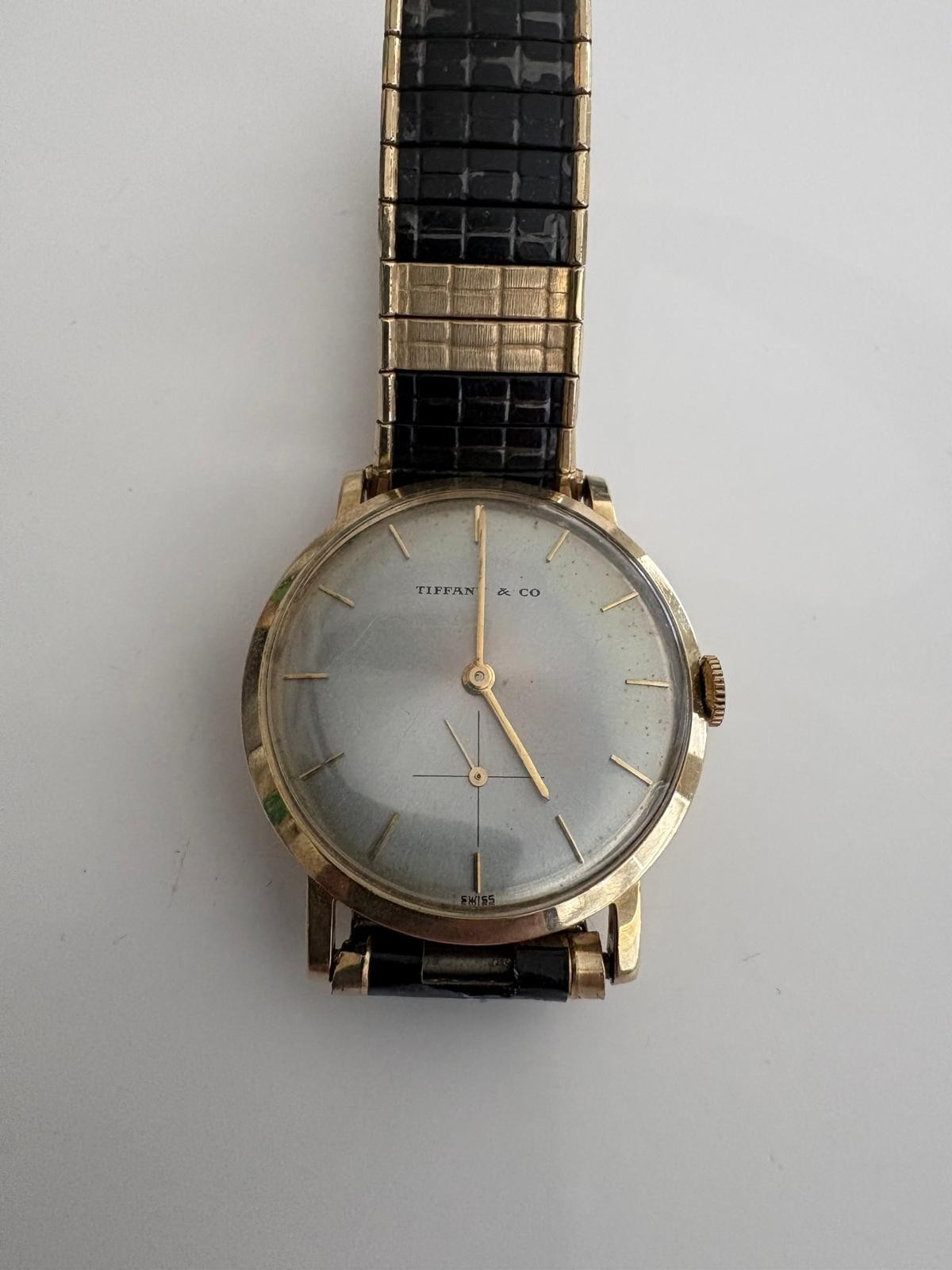 TIFFANY & CO 14KT GOLD VINTAGE WATCH