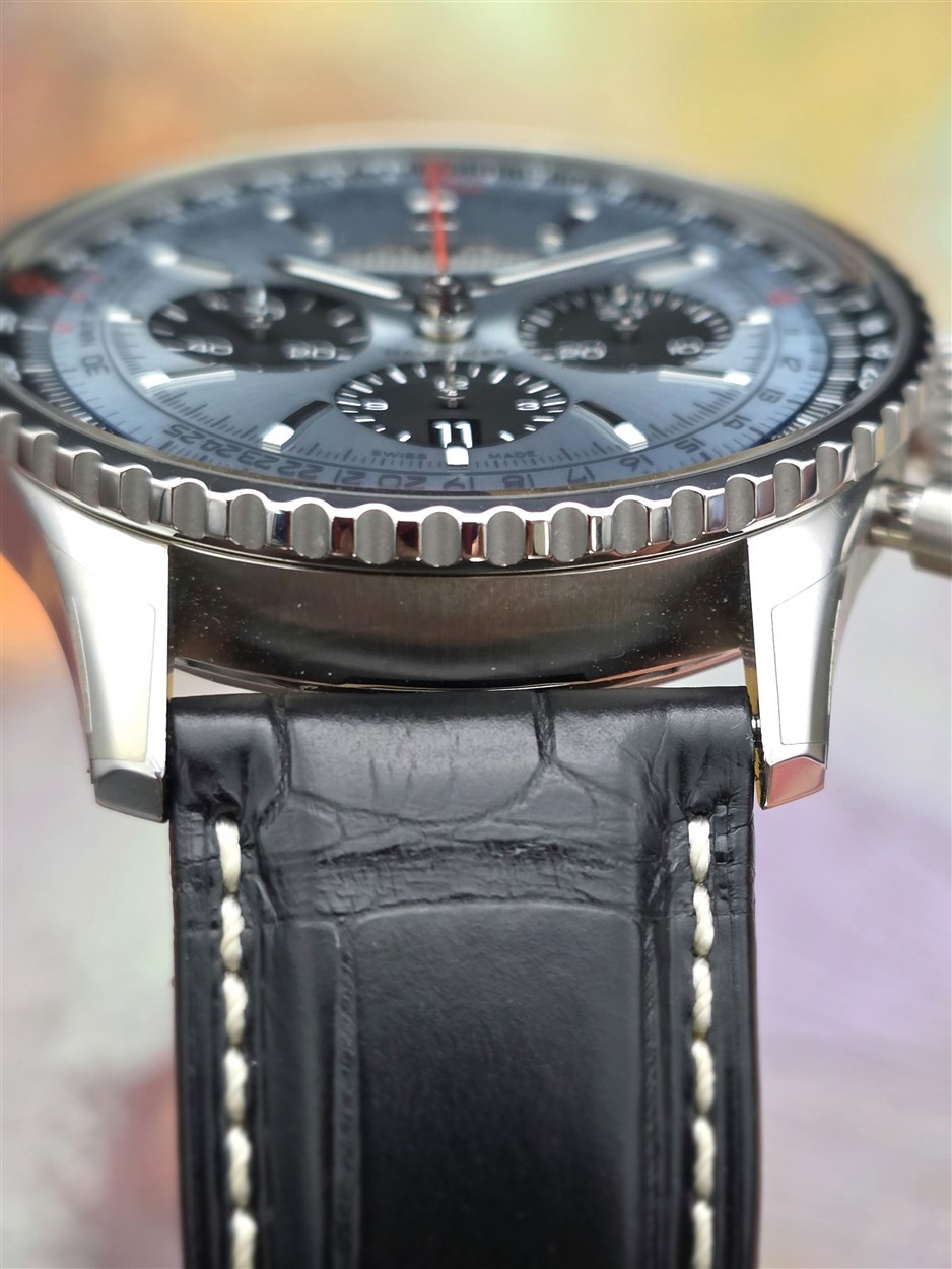 NEW 2025 Breitling Navitimer 1 B01 Chrono Ice Blue Dial AB0138241C1P1 Full Set