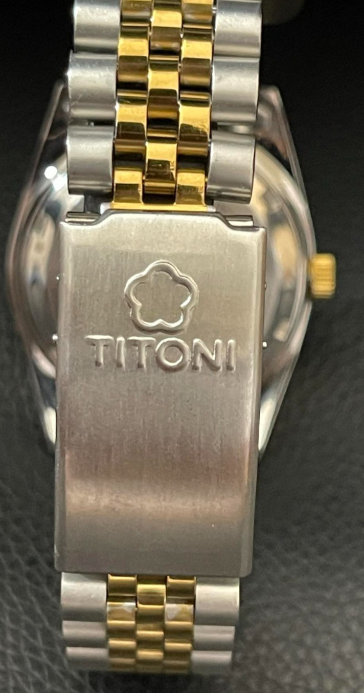 Titoni Cosmo King Automatic 2834 Swiss Made 36mm President Watch