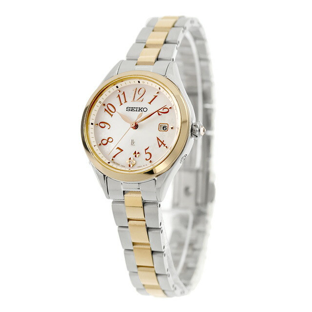 SEIKO LUKIA SSQW092 Pink Gradient Solar Flower Garden Women’s Watch New in Box
