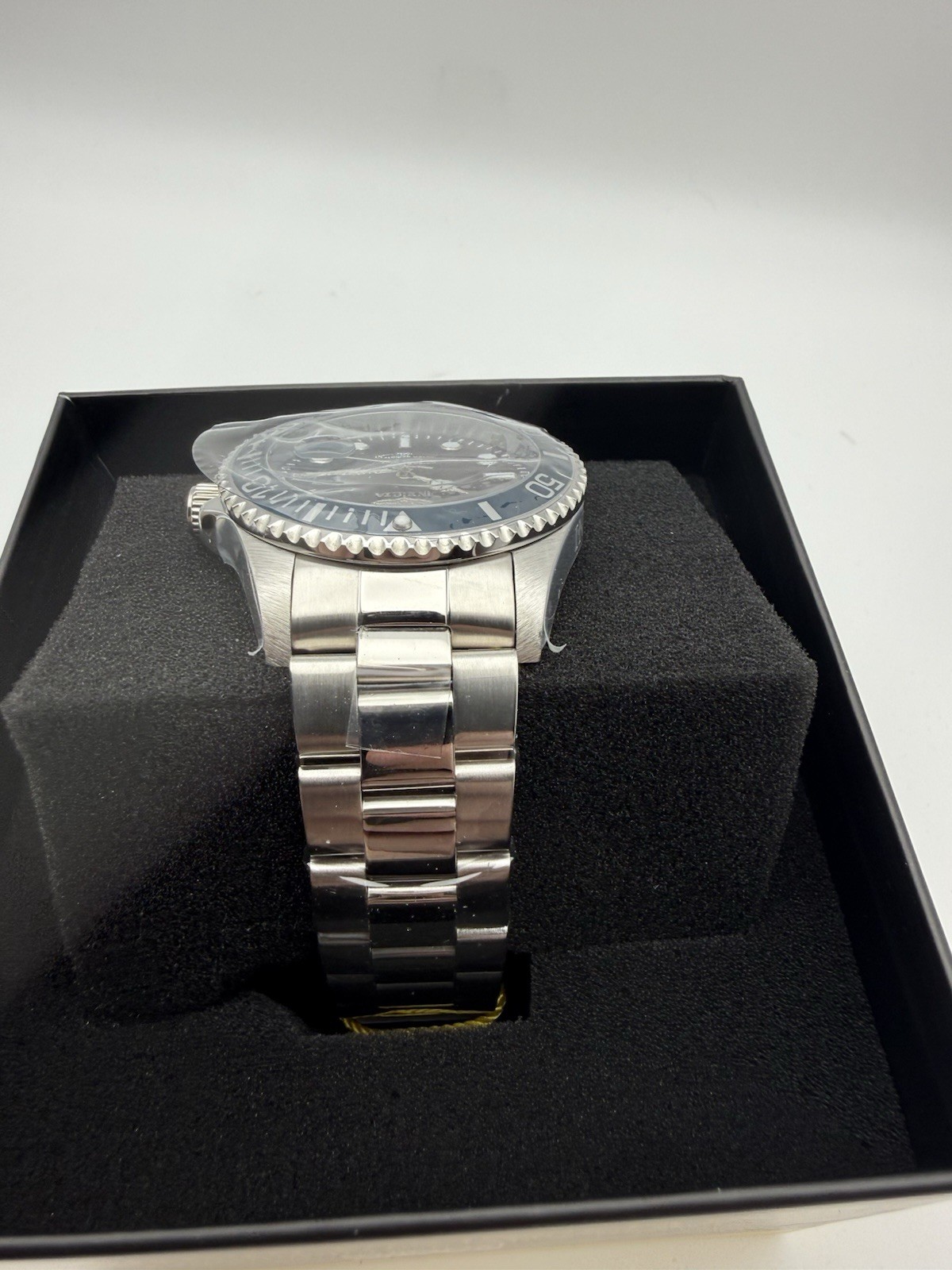 NEW 43mm INVICTA PRO DIVER SELAXIS SILVER TONE SS BRACELET 50942 WATCH
