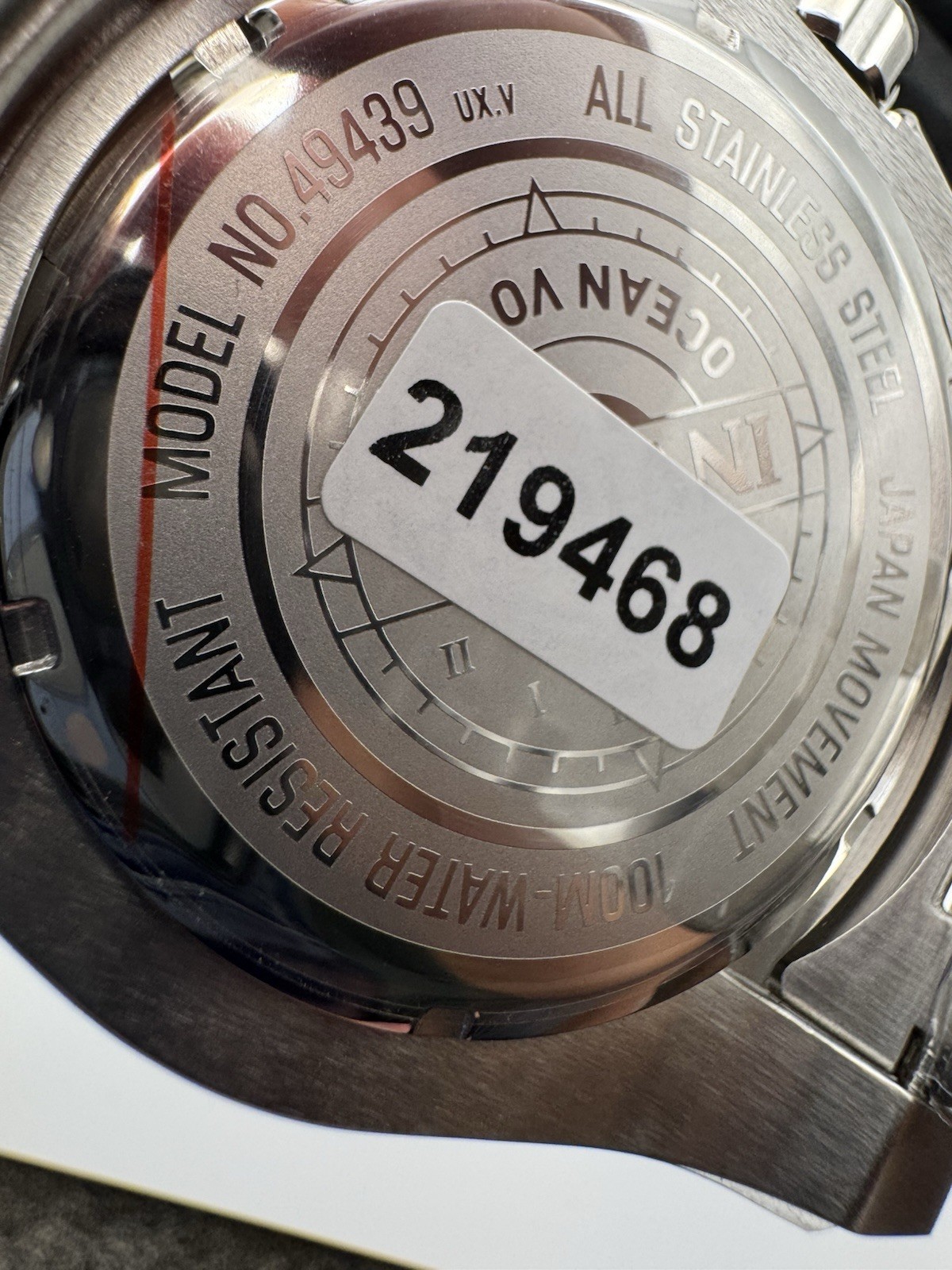 Invicta Bolt Chronograph Quartz (49439) 100m Blue Dial Steel Bracelet 52mm
