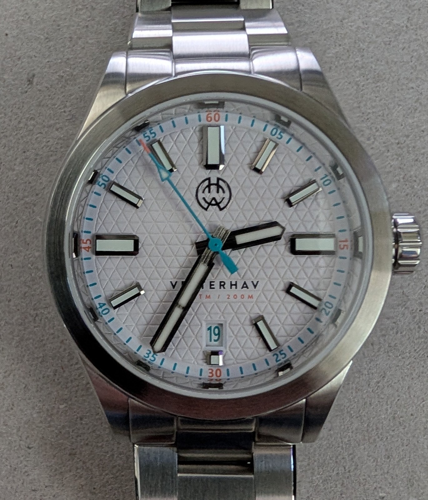 Henry Archer Vesterhav – Optic White 40mm Men’s Wrist Watch, Miyota 9015