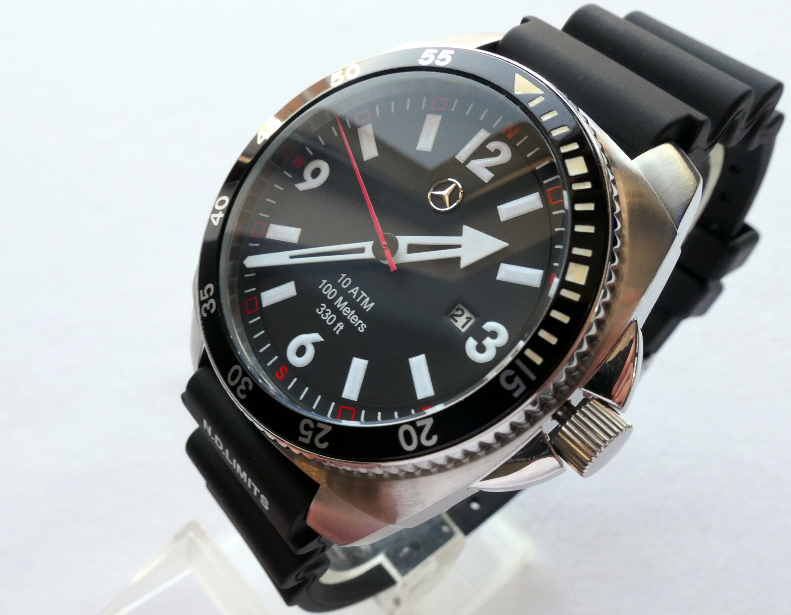 Mercedes Benz Motorsport Racing AMG DTM Pilot Aviator Sport Car Accessory Watch