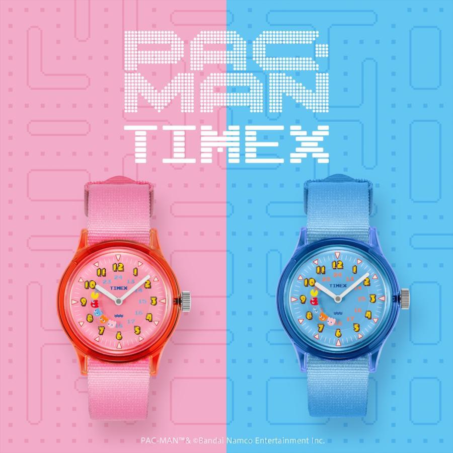 Timex Pac-Man Collaboration Camper TW2V94000 Quartz 30mm Watch Light Blue NEW