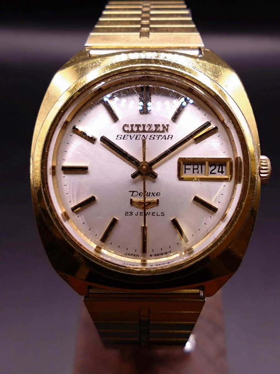 CITIZEN Seven Star Deluxe GN-3-S CGP Gold-Plated 23-Jewel Automatic Men’s 1969