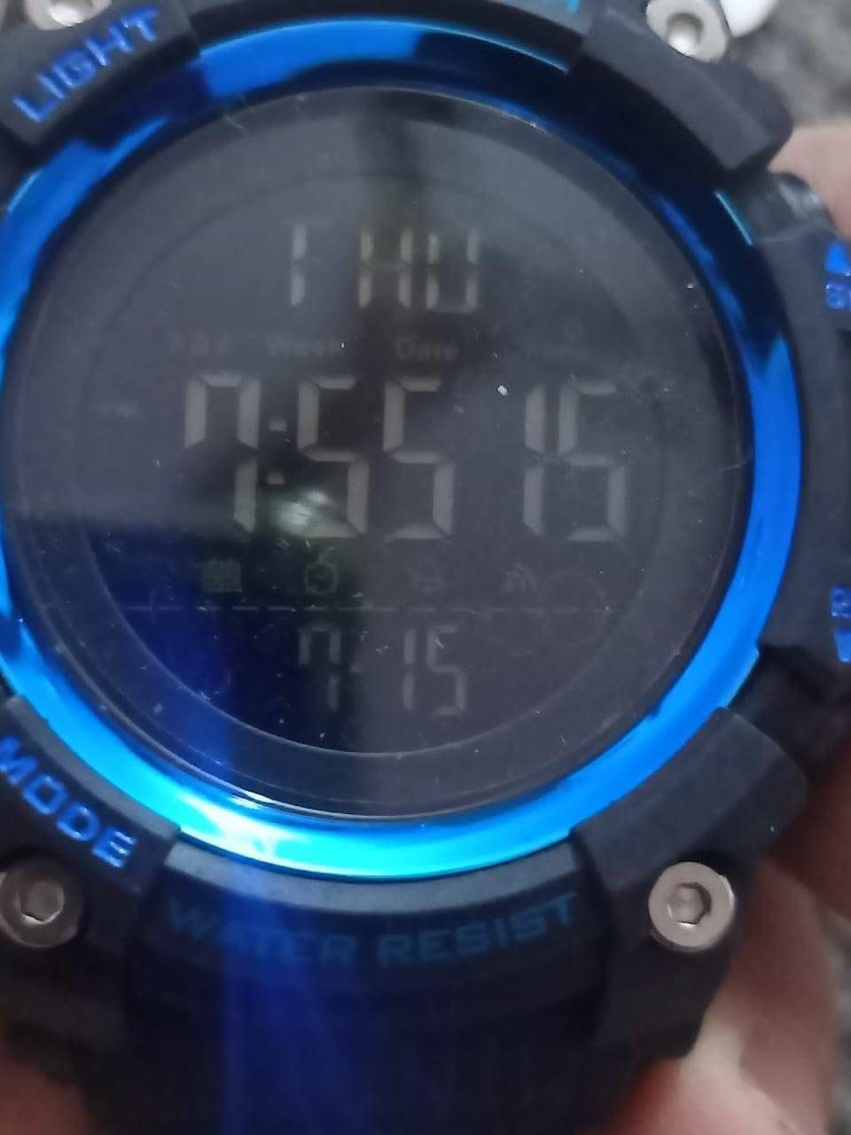 Skmei 2000 Digital Sport Watch Men Green Light Alarm Chrono Water Resistant 50M