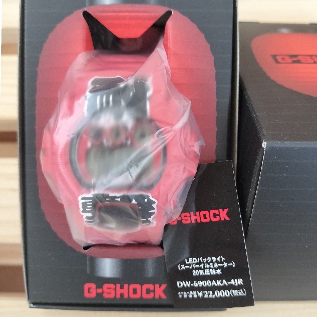 CASIO G SHOCK G Shock DW 6900AKA 4JR Red Lantern Made in Japan with tag