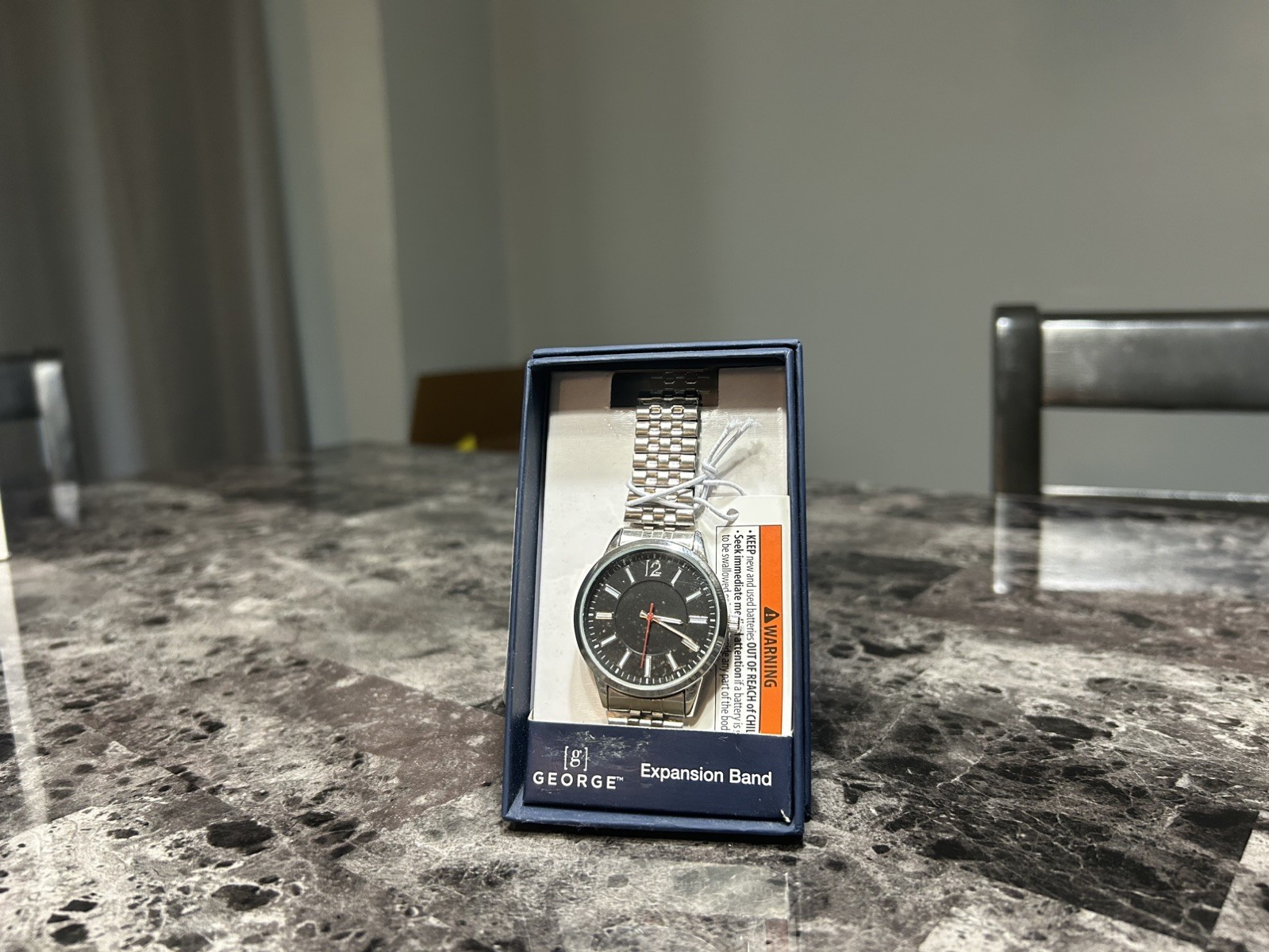 GEORGE EXPANSION BAND Wristwatch Silver New With Papers And 1 Year Warranty