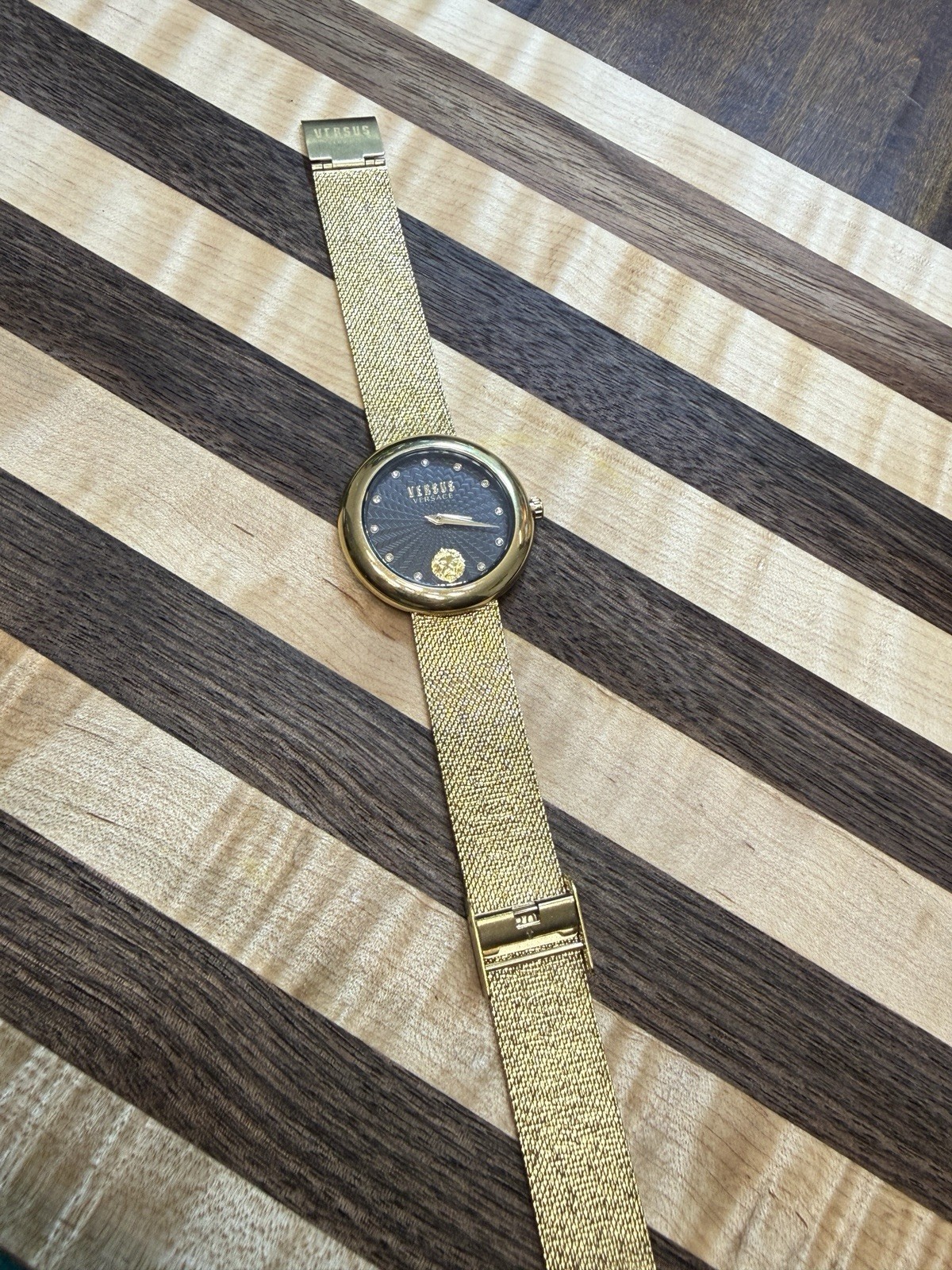 Versus Versace Womens Gold Bracelet Watch