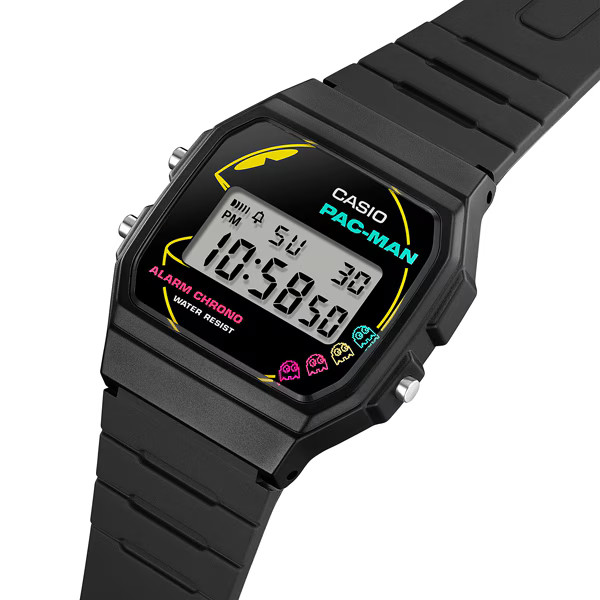 CASIO CLASSIC Pac-Man Collaboration Model with Biomass Plastic Band F-91WPC-1AJR