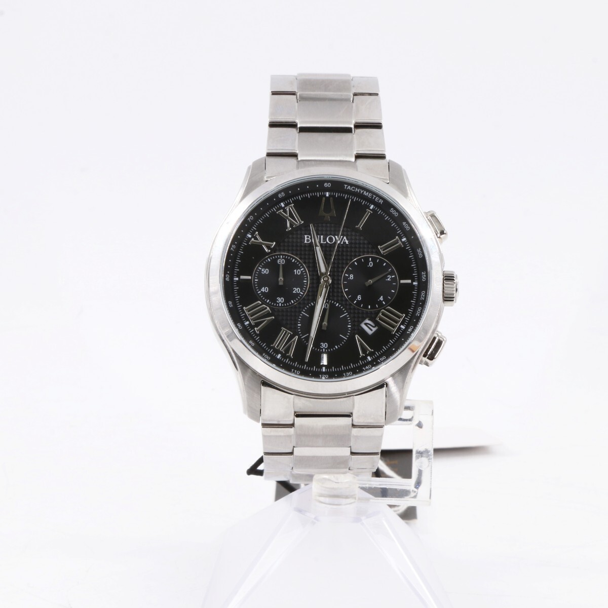 BULOVA 96B288 Wilton Black Dial Chronograph Quartz 46mm Men Watch (PZ2002219)