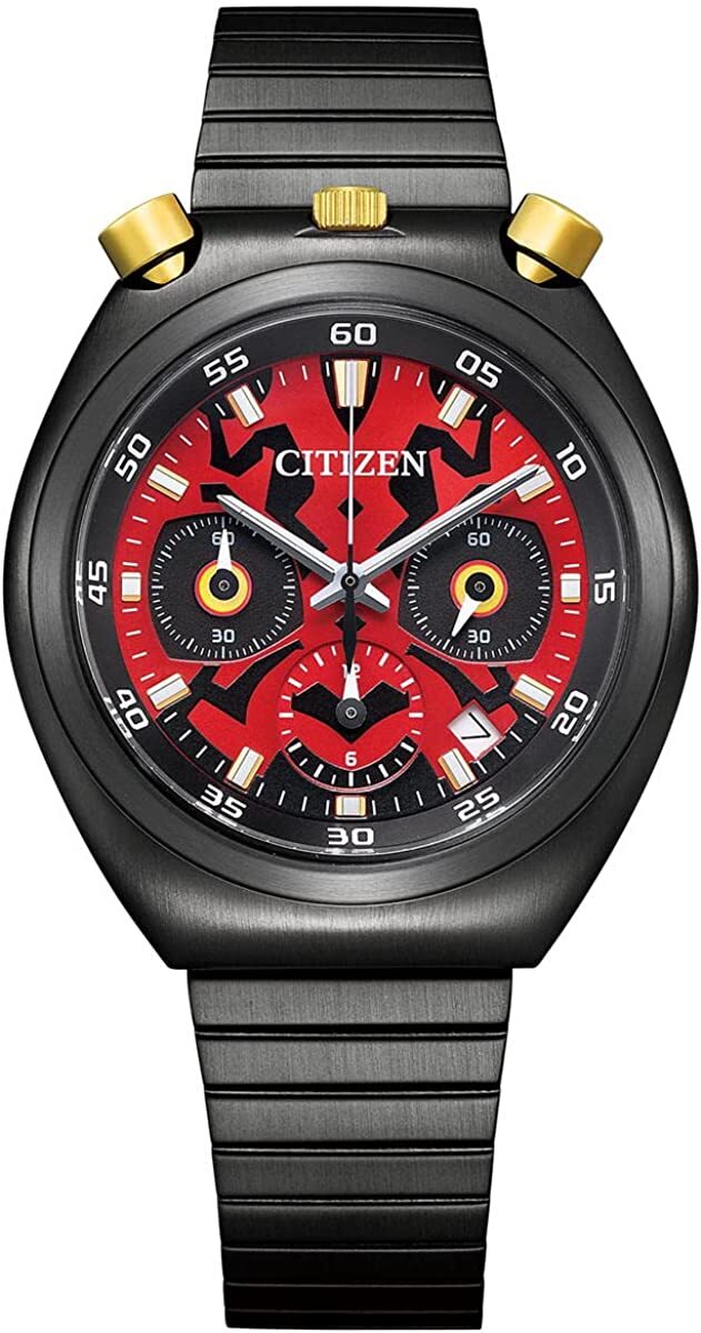 CITIZEN AN3668-55W Tsuno Chrono Star Wars Darth Maul Quartz Watch Limited New
