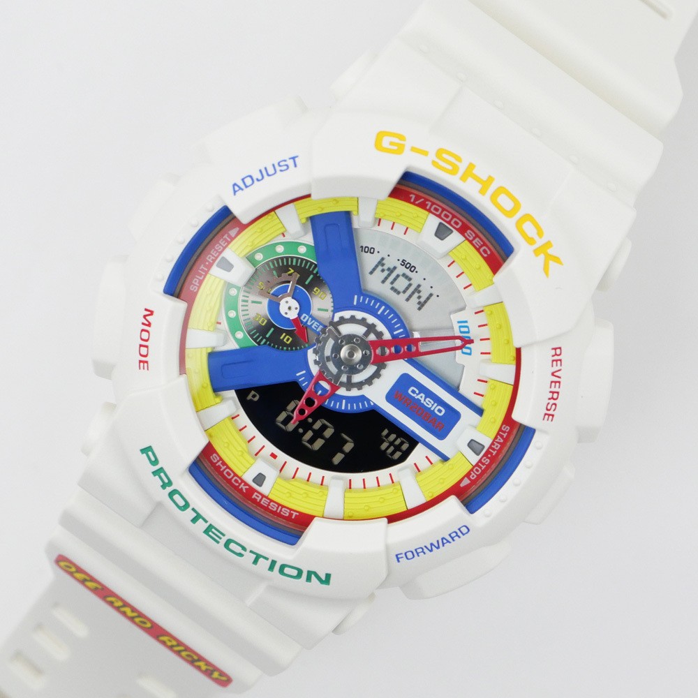 Casio G SHOCK DEE AND RICKY Collaboration GA 111DR 7AJR White Men’s Watch