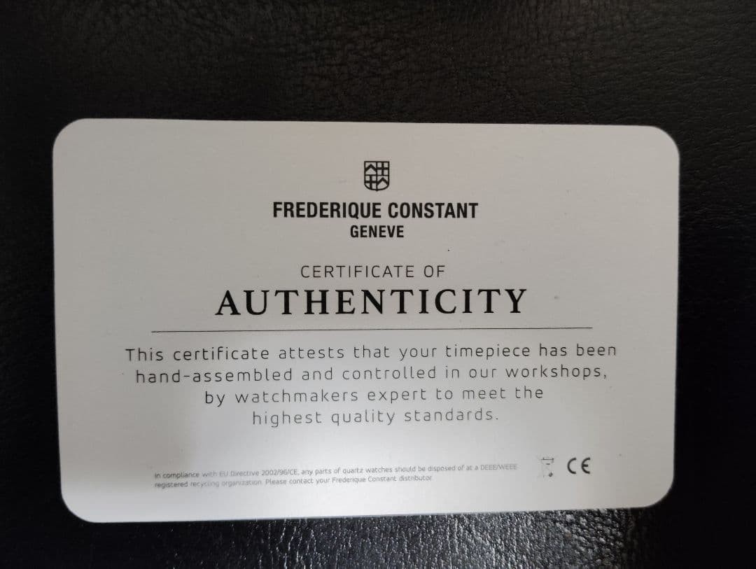 Frederique Constant Triple Calendar Chronograph Watch