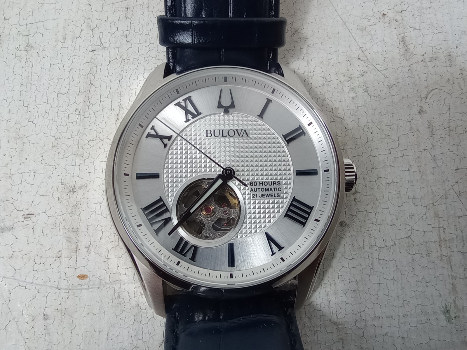 Bulova 96A206 Wilton Automatic Men’s Watch w/ Rotating Charge Case