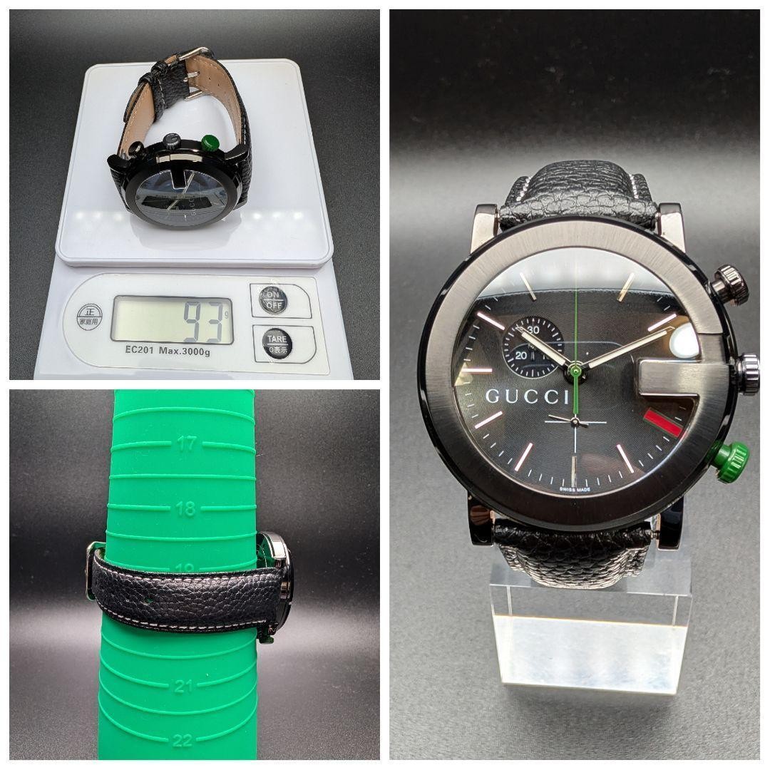 GUCCI G Chrono Small Seconds Quartz Black Men’s Watch 101M