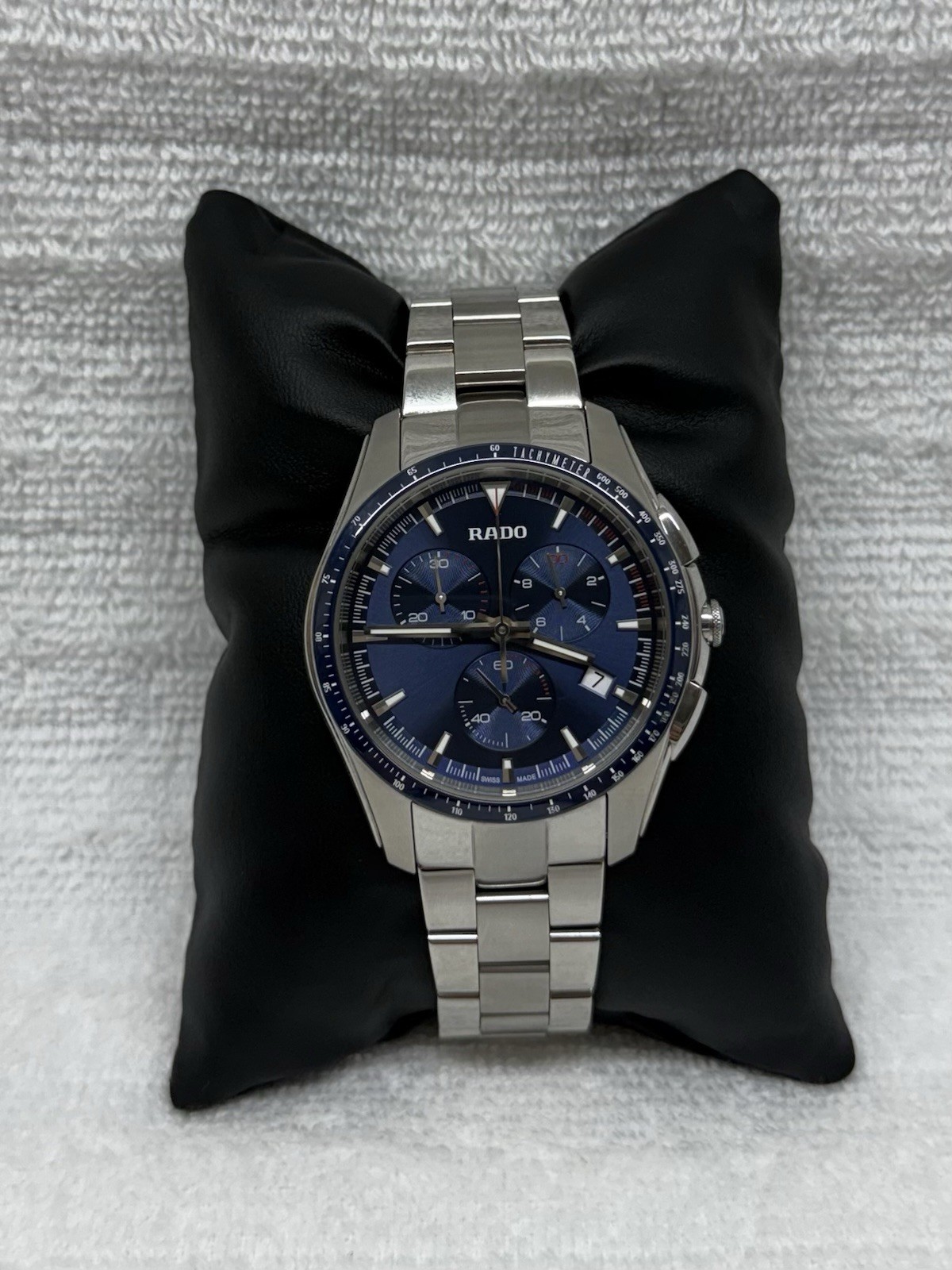 Rado Hyperchrome Quartz Chronograph Blue Dial Stainless Men’s Watch R32259203