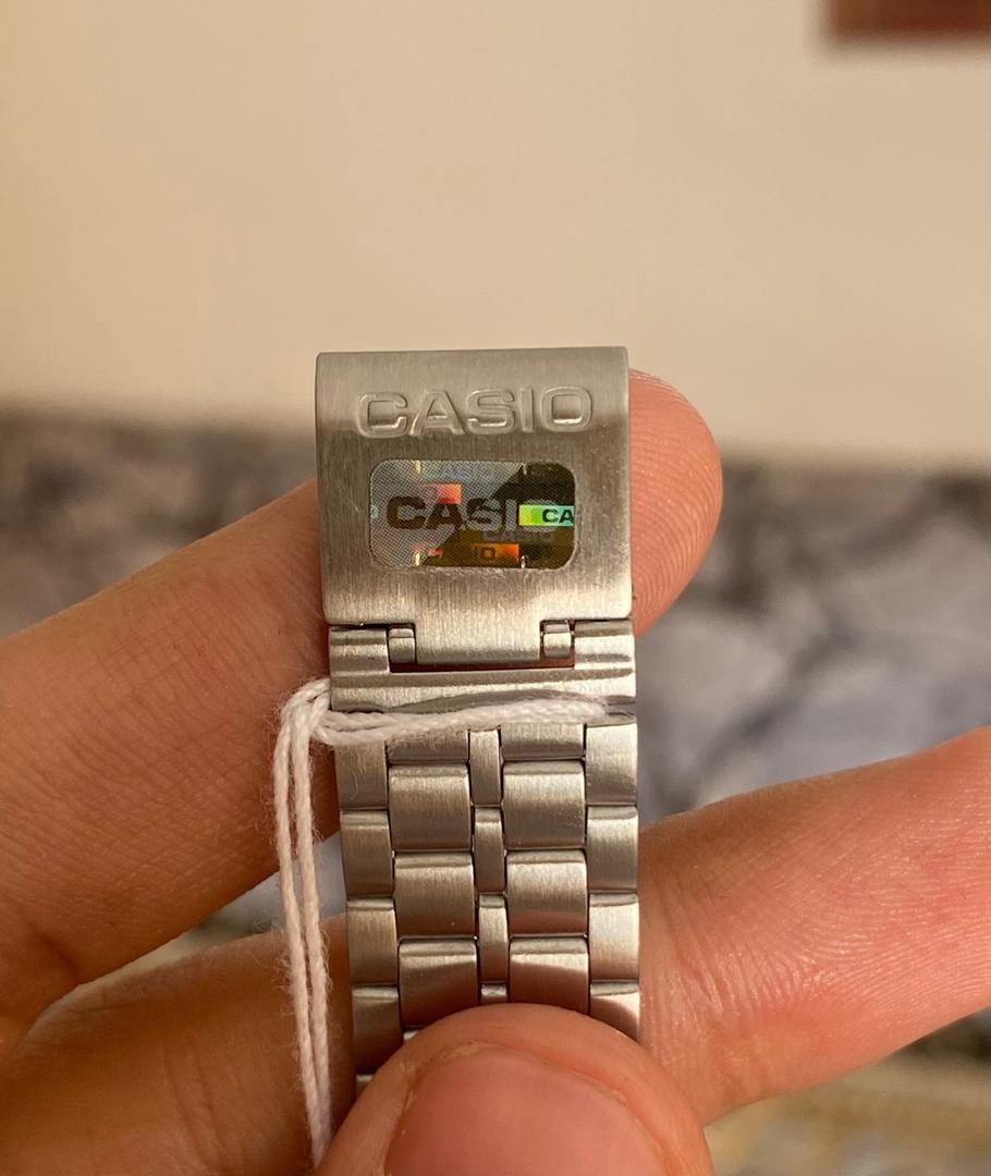 Vintage Casio A159WA-N1DF Authentic Digital Watch Adjustable Japan Band Tag 1989