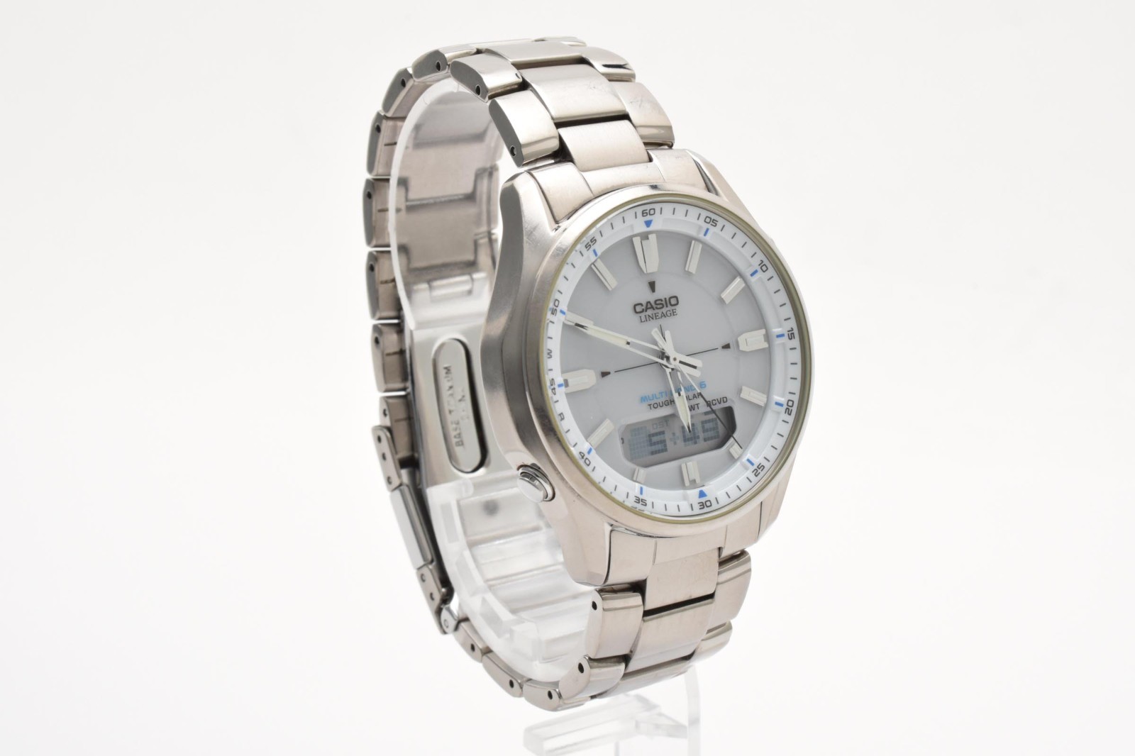[Exc+5] CASIO Lineage LCW-M100T Titanium Solar Wave Ceptor Men’s Watch 17.5cm