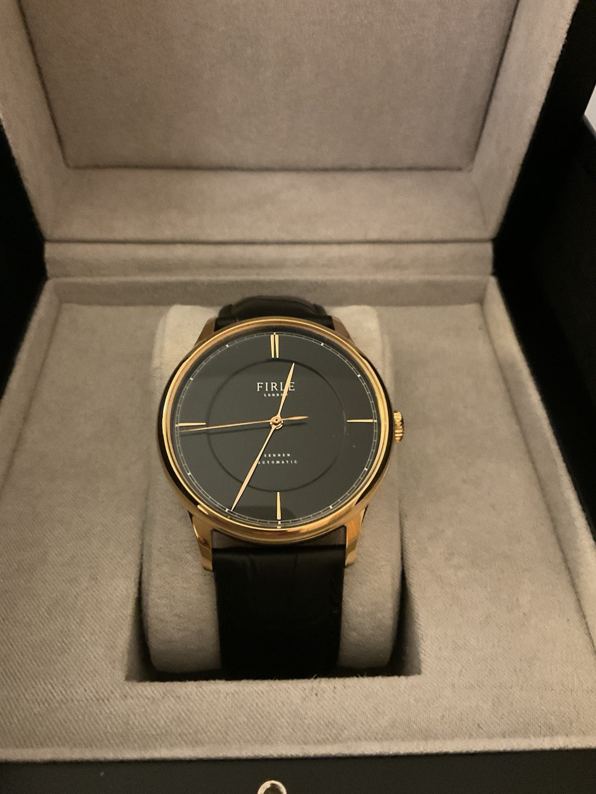 FIRLE Watch – Sennen Automatic – Gold plated, 40mm, United Kingdom