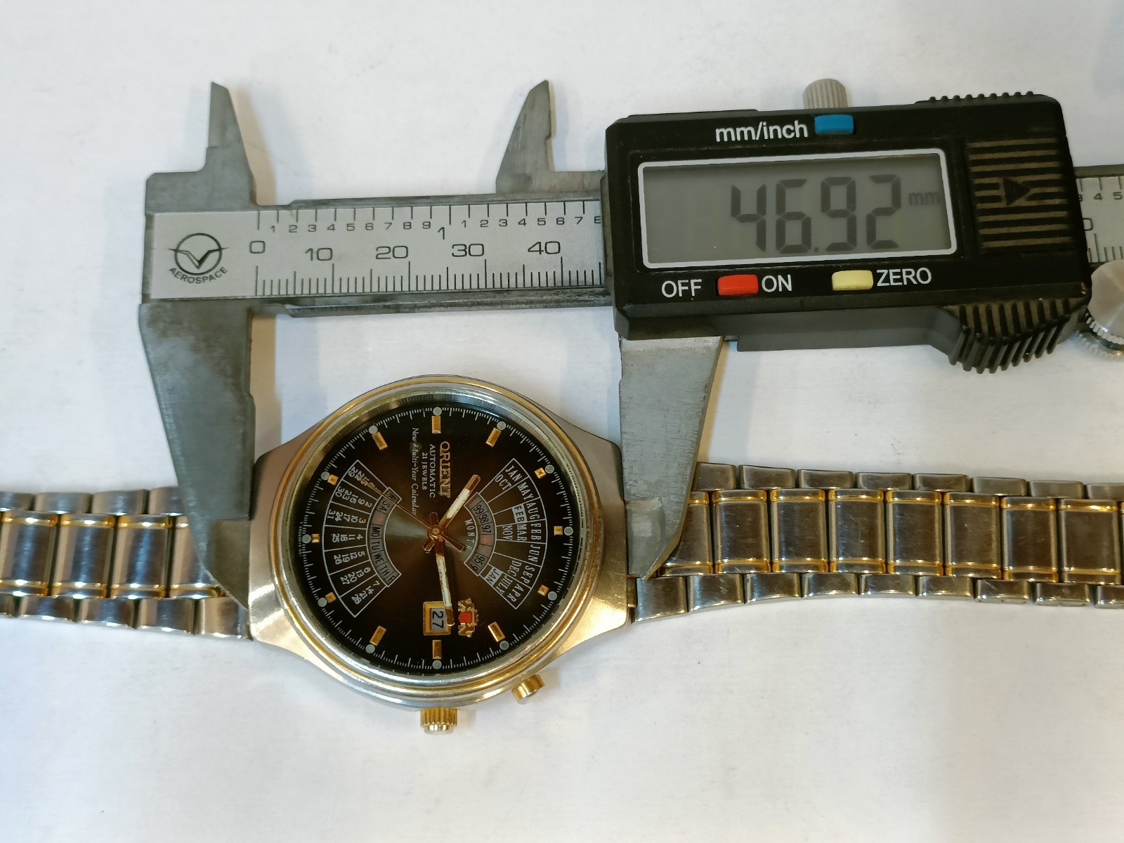 ORIENT PERPETUAL MULTI-YEAR CALENDAR AUTOMATIC JAPAN MEN’S WORKING CONDITION